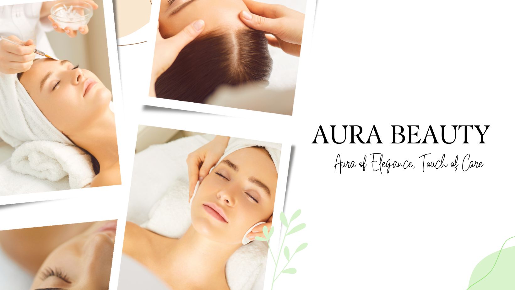 Home brown feminine beauty spa skincarestore facebook cover